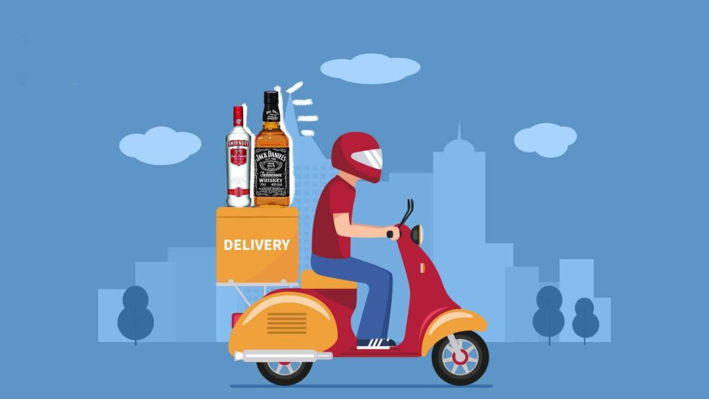 Is alcohol delivery available in Delhi