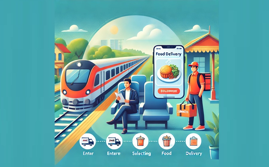 How to Order Food in Train from Zomato