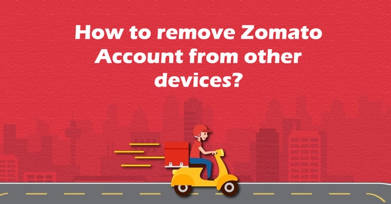 How to remove zomato account from other devices