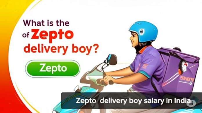 What is the Salary of Zepto Delivery Boy